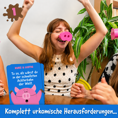 Pigsniff – Das Spiel, bei dem Lachen verboten ist