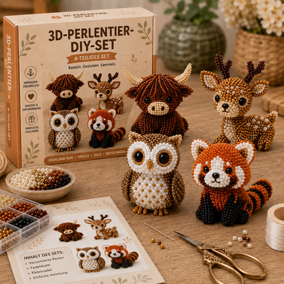 Perlen und Basteln: Tierfreunde