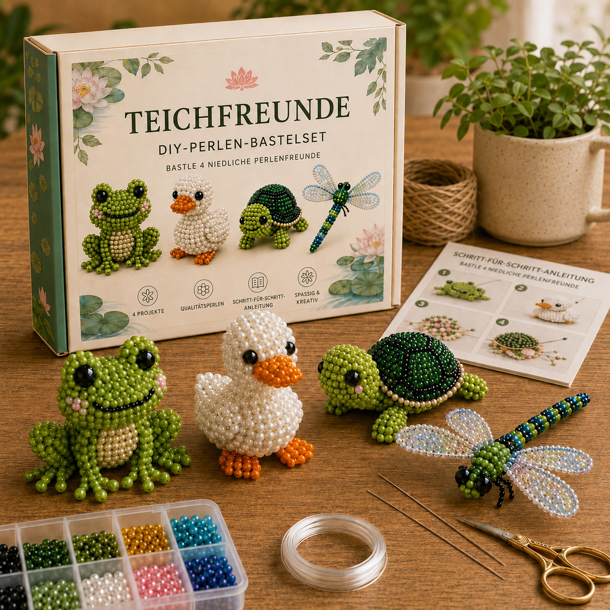 Perlen und Basteln: Tierfreunde