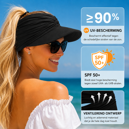 Soléa Sonnenvisier – Eleganter Sonnenschutz für Haut und Haare, für komfortable Sommertage