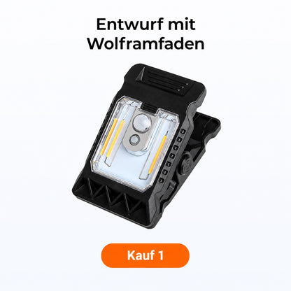 Solar-Außenlampe mit Bewegungssensor und Clipbefestigung