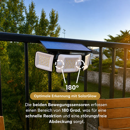 SolarGlow - Solarbetriebene Außenlampe mit Bewegungssensoren