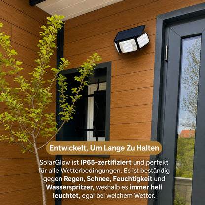 SolarGlow - Solarbetriebene Außenlampe mit Bewegungssensoren