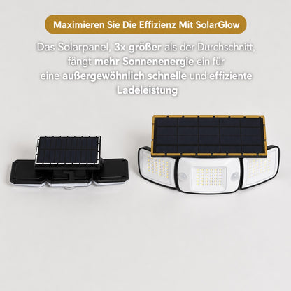SolarGlow - Solarbetriebene Außenlampe mit Bewegungssensoren