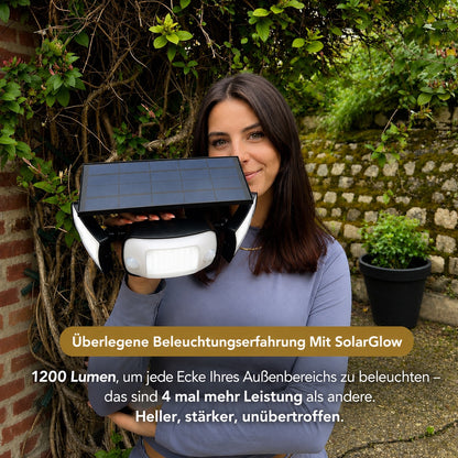SolarGlow - Solarbetriebene Außenlampe mit Bewegungssensoren
