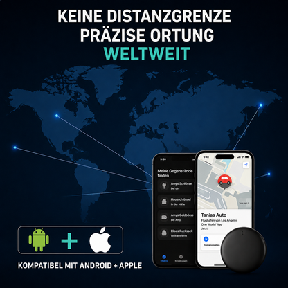 GP90 - Präziser GPS-Tracker ohne Abo (Android/Apple)