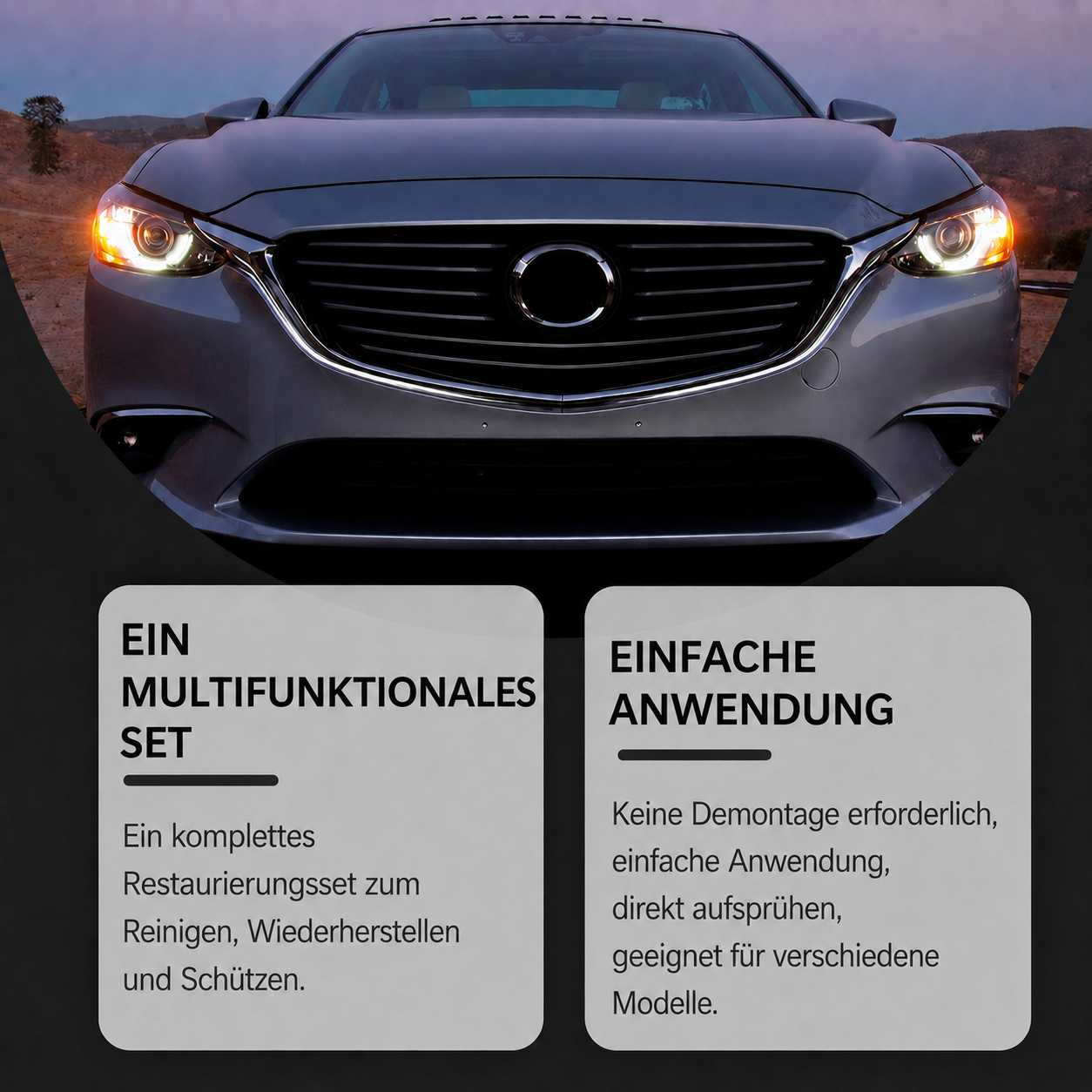 Auto-Scheinwerfer-Restaurationsset