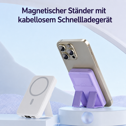 Magnetische Kabellose Powerbank mit Ständer