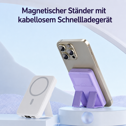 Magnetische Kabellose Powerbank mit Ständer