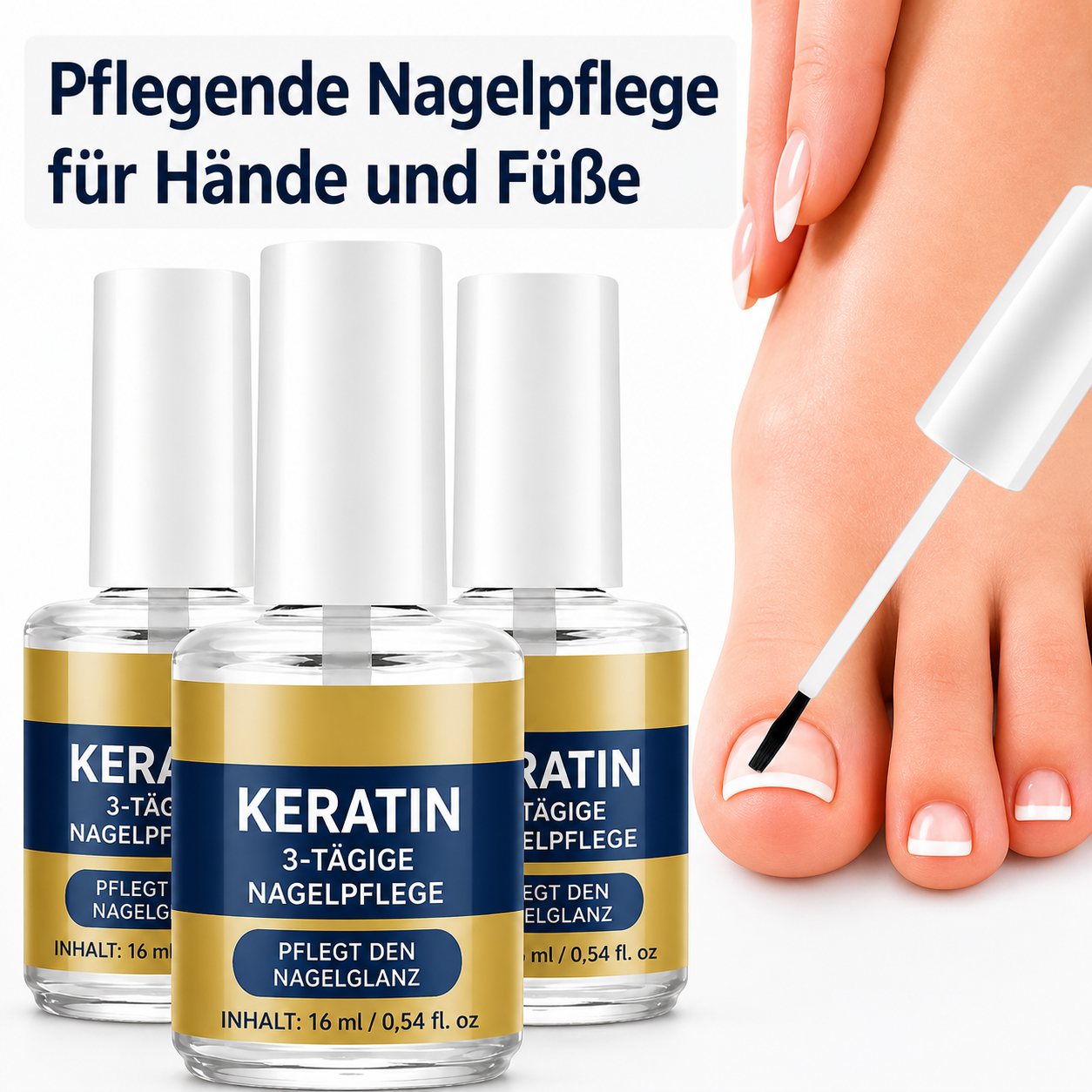 Pflegende Nagelpflege für Hände und Füße
