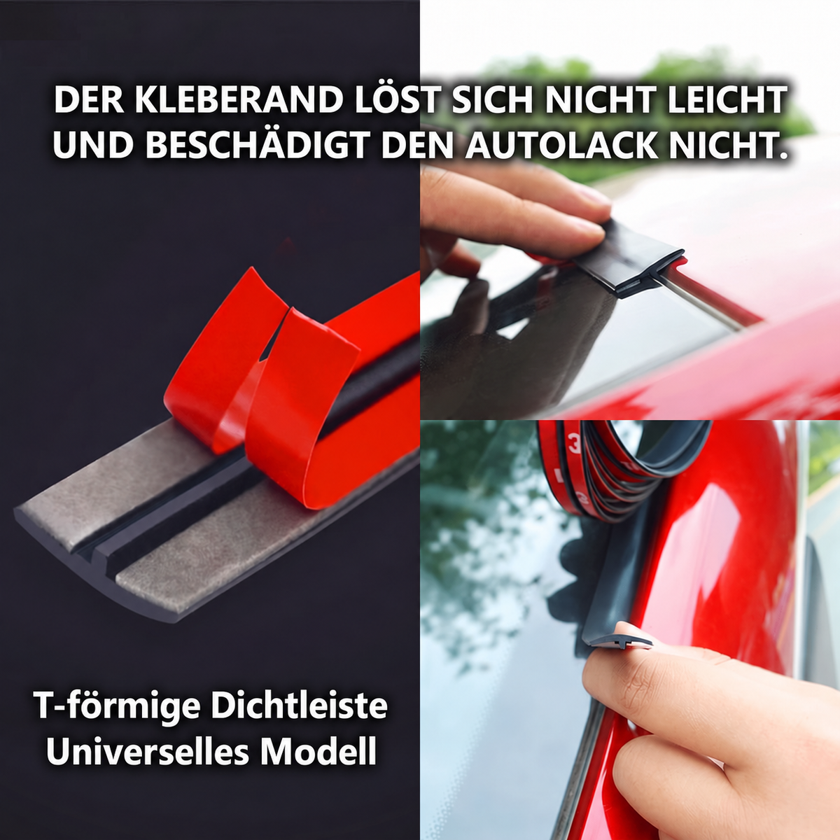 Zuschneidbarer Gummi-Dichtungsstreifen fürs Auto