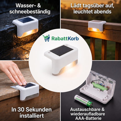 Solarbetriebene Außenlampe