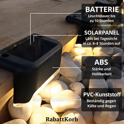 Solarbetriebene Außenlampe