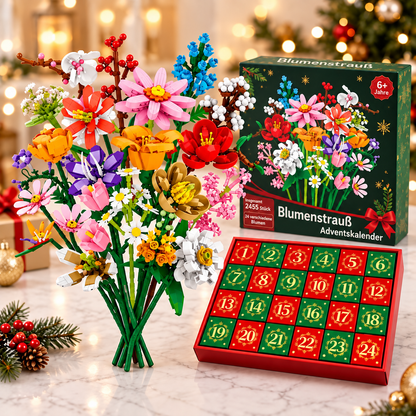 Blumenstrauß-Adventskalender – Gestalte deinen eigenen magischen Blumenstrauß für Weihnachten