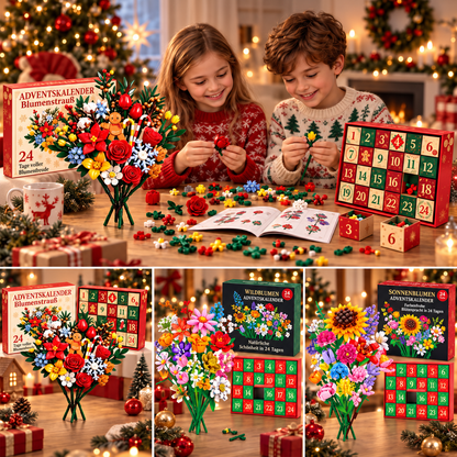 Blumenstrauß-Adventskalender – Gestalte deinen eigenen magischen Blumenstrauß für Weihnachten