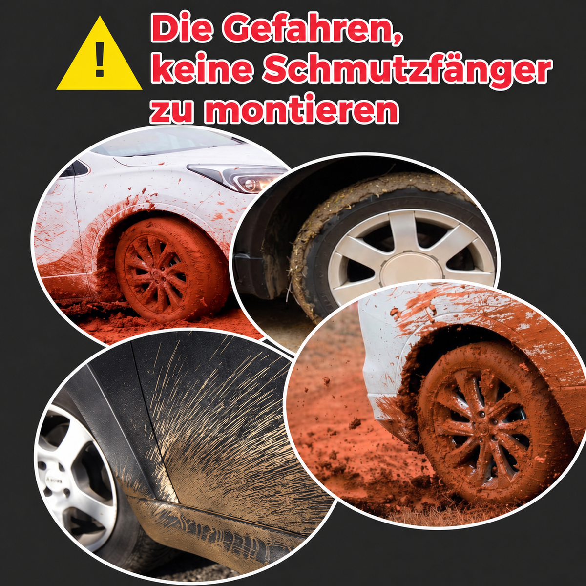 Auto-Logo-Schmutzfänger – 4 Stück