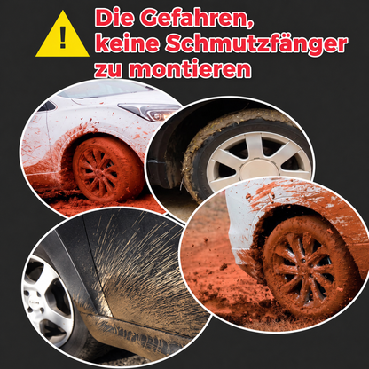 Auto-Logo-Schmutzfänger – 4 Stück