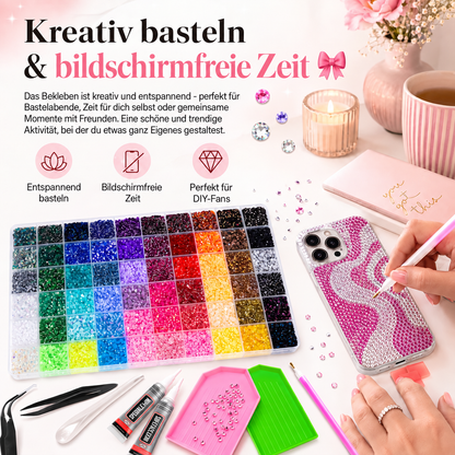 Bedazzle Kit – 48.000 Strasssteine in 60 Farben