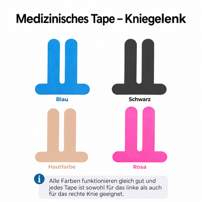 Kniegelenk-Korrekturtape - Bewegen Sie sich wieder mit Vertrauen, ohne ständig an Ihr Knie denken zu müssen