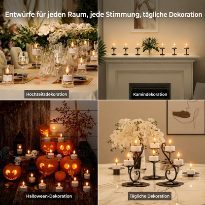Wiederaufladbare LED-Kerzen