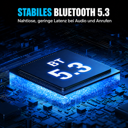 Universeller FM-Bluetooth-Sender - Kabelloses Musikstreaming und Freisprechen