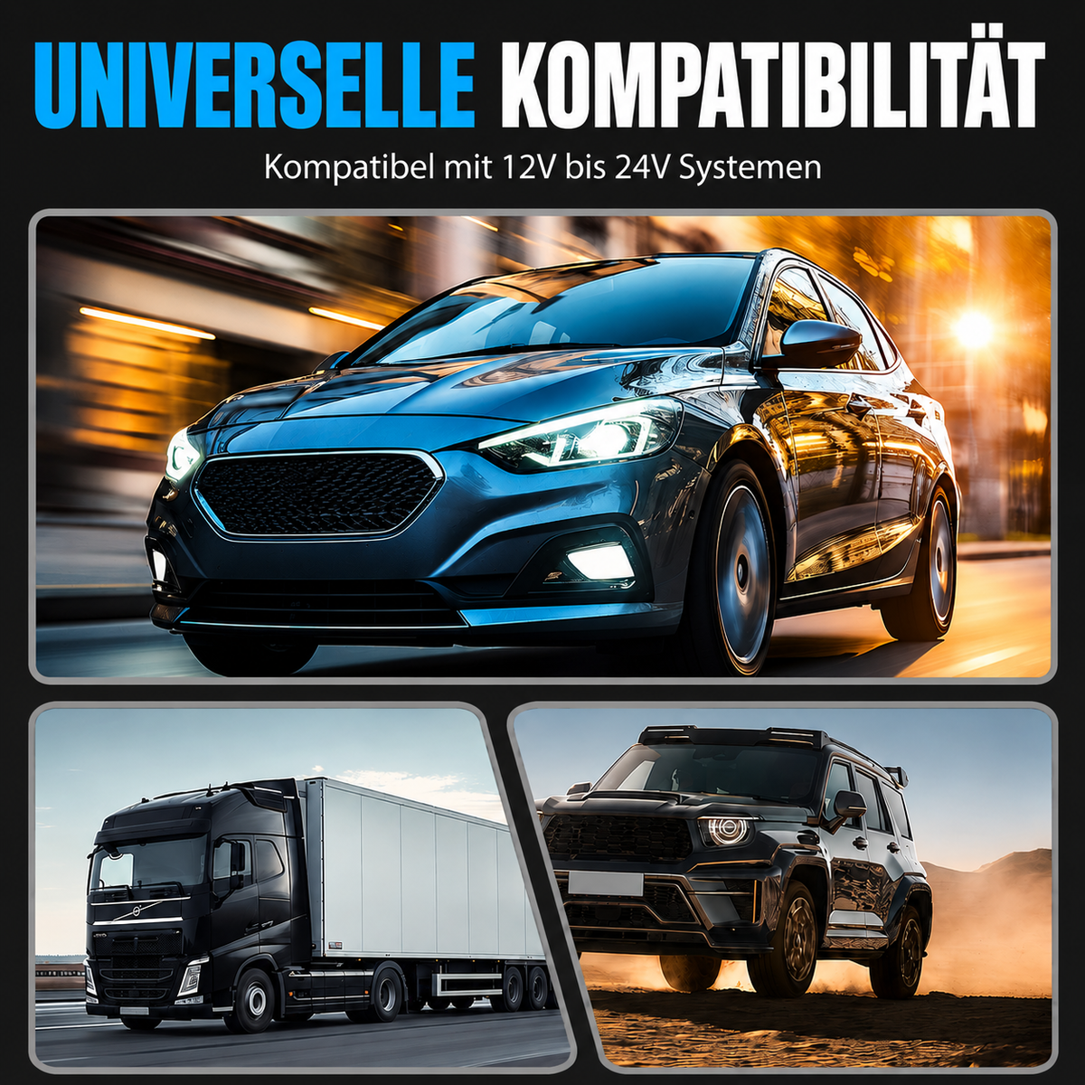 Universeller FM-Bluetooth-Sender - Kabelloses Musikstreaming und Freisprechen