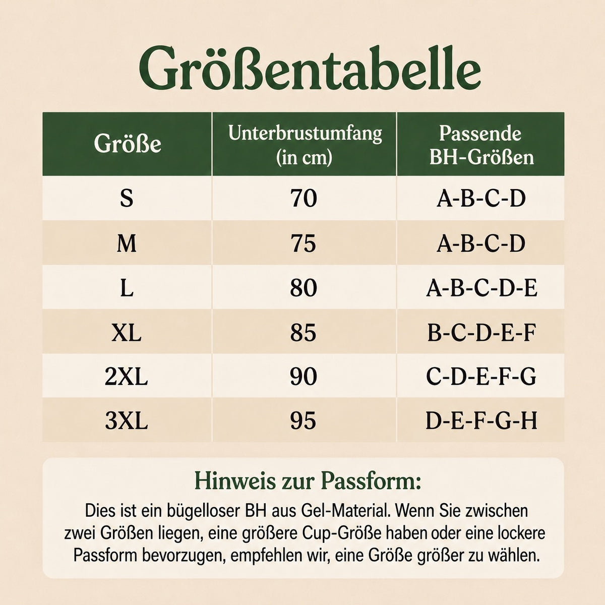 SoftForm BH - Natürliche Form ohne Bügel oder Polsterung