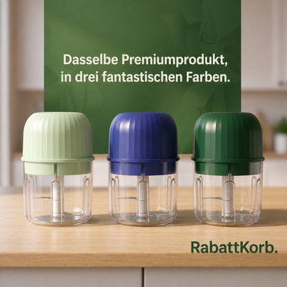 PrepPod – Kabelloser Mini-Zerkleinerer für Knoblauch, Zwiebeln und Kräuter in Sekundenschnelle