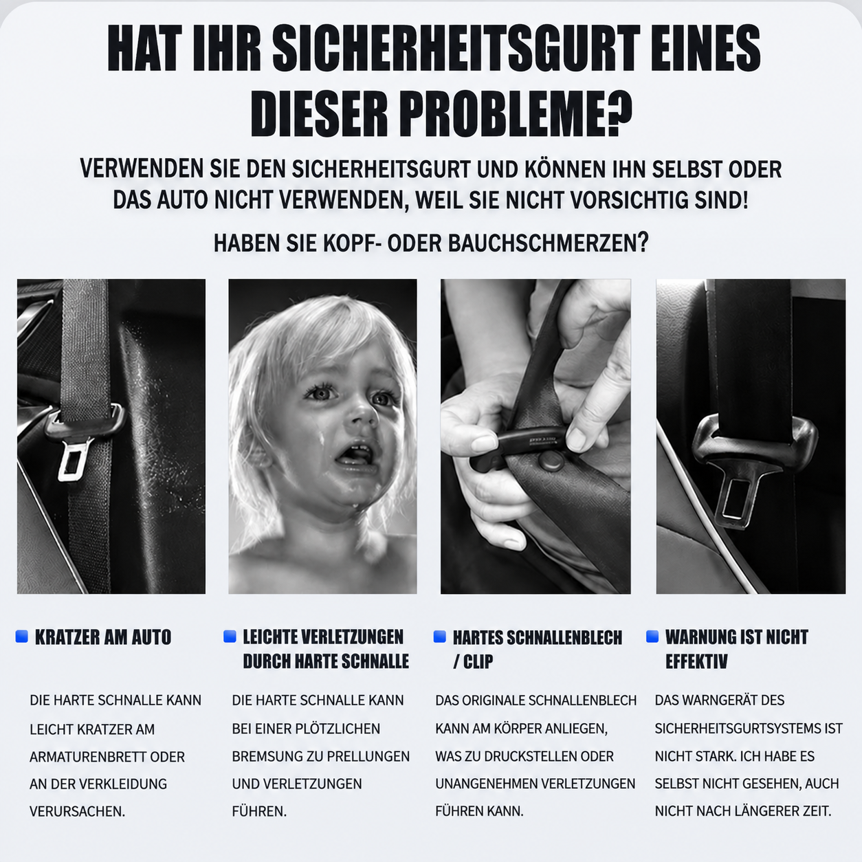 Autosicherheitsgurt Logo-Schutzabdeckung