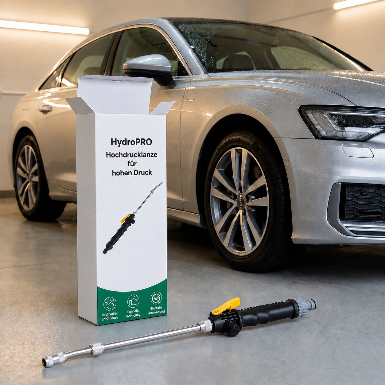 HydroPro - Multifunktionaler Hochdruckreiniger für Auto und Garten