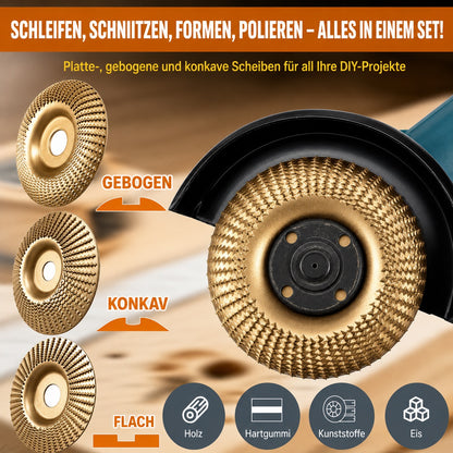 CarveX Präzisions-Schleifscheiben - 3-teiliges Set