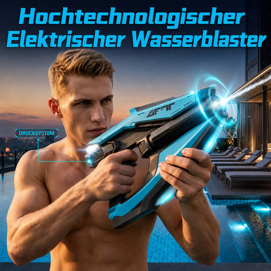 Elektrische Wasserpistole mit LED- und Nebeleffekten