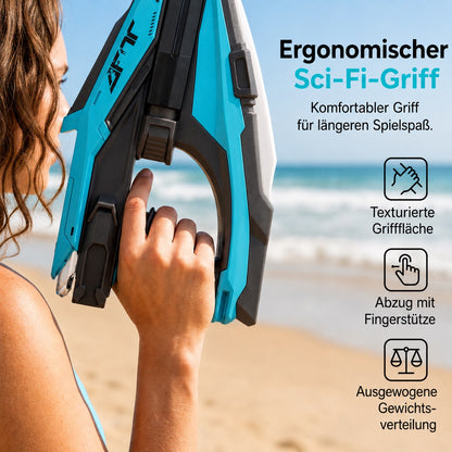 Elektrische Wasserpistole mit LED- und Nebeleffekten