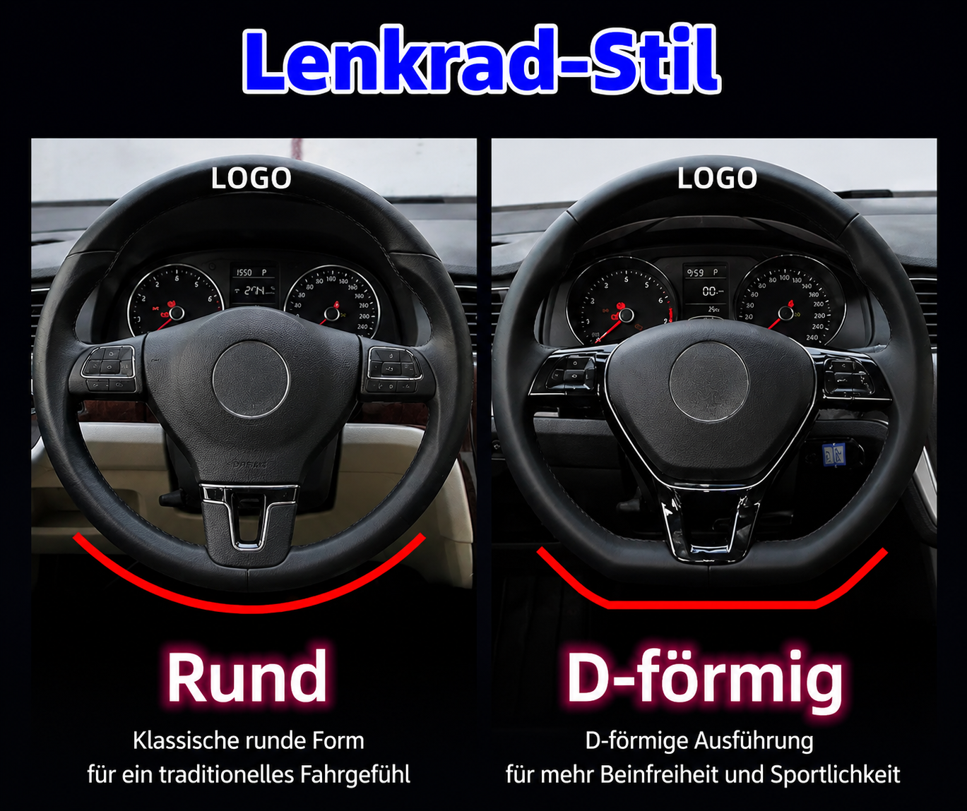 Personalisierte Lenkrad-Schutzhülle