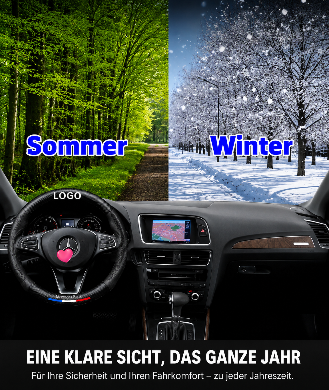 Personalisierte Lenkrad-Schutzhülle