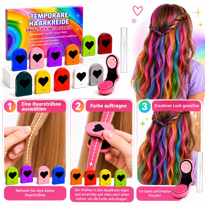 Haarfarbstifte – 12 auswaschbare Farben