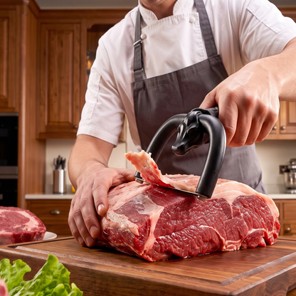 Handmesser zum Entfernen von Fett bei Rind- und Schweinefleisch