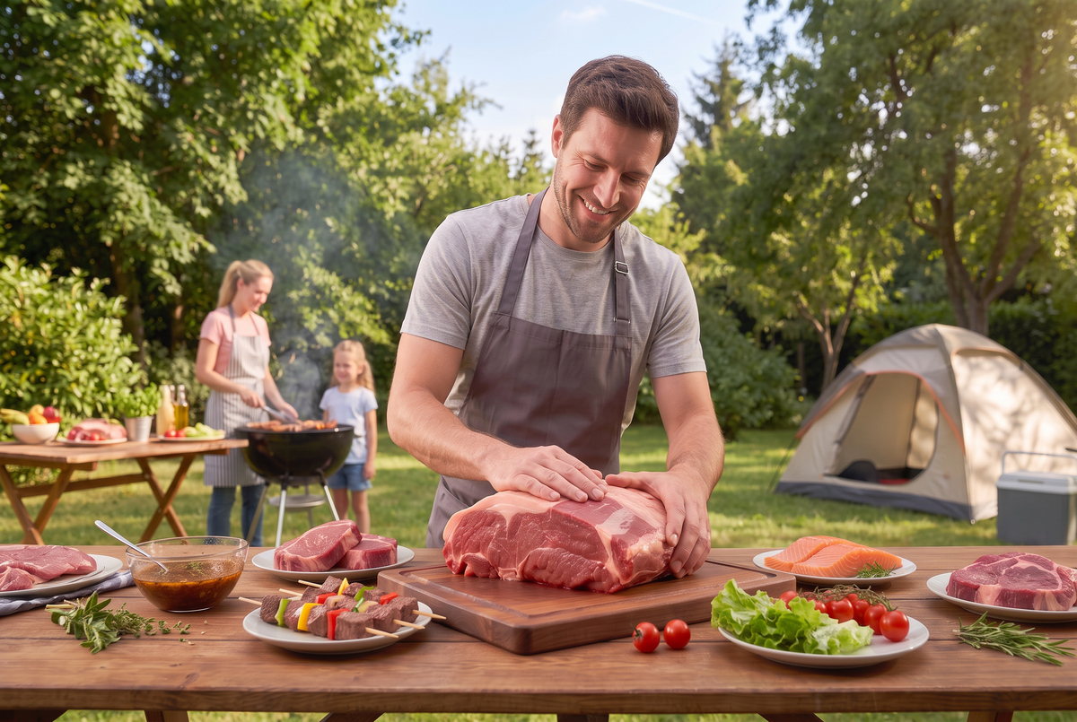 Handmesser zum Entfernen von Fett bei Rind- und Schweinefleisch