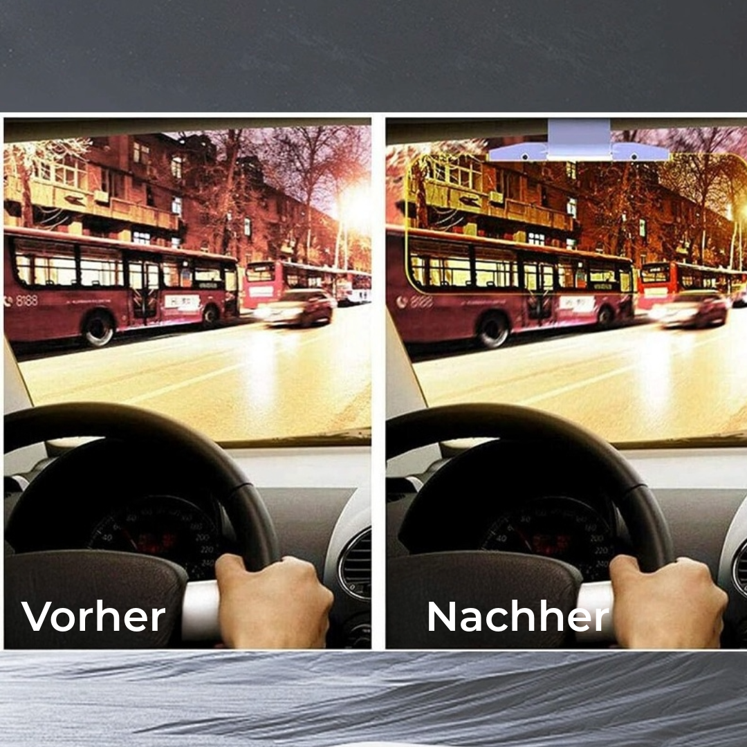 Blendfreier Sonnenschutz für das Auto, für Tag und Nacht