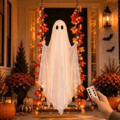 Die Geisterschaukel mit LED-Beleuchtung – die Halloween-Neuheit des Jahres!