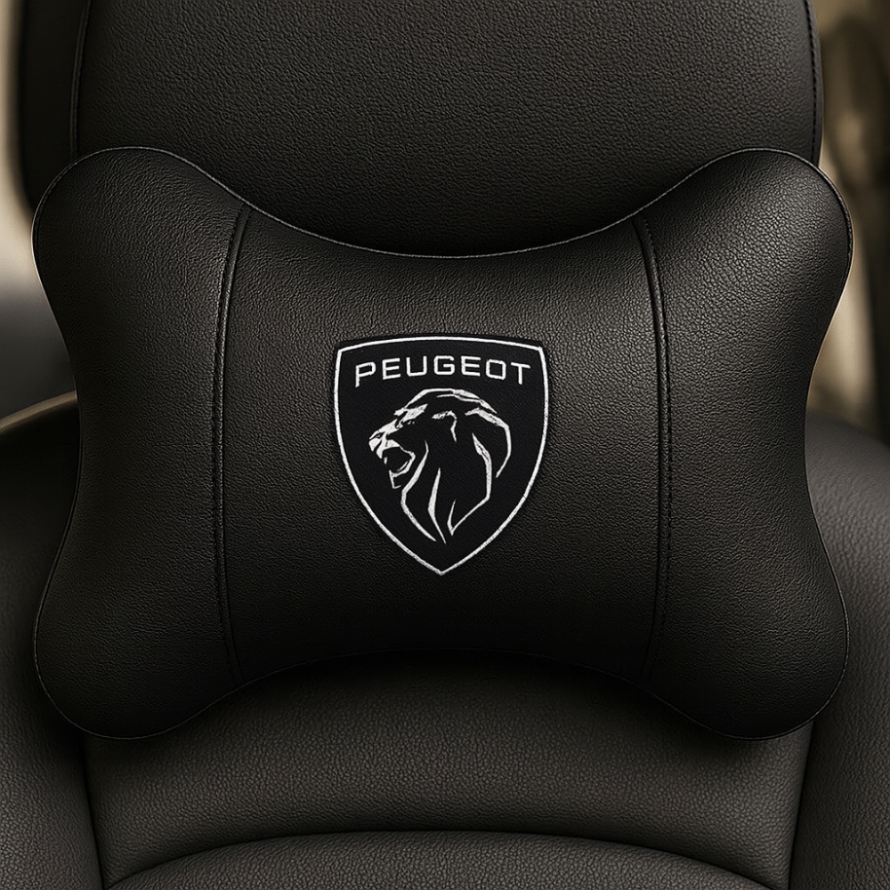 Ergonomische Auto-Logo-Nackenstütze