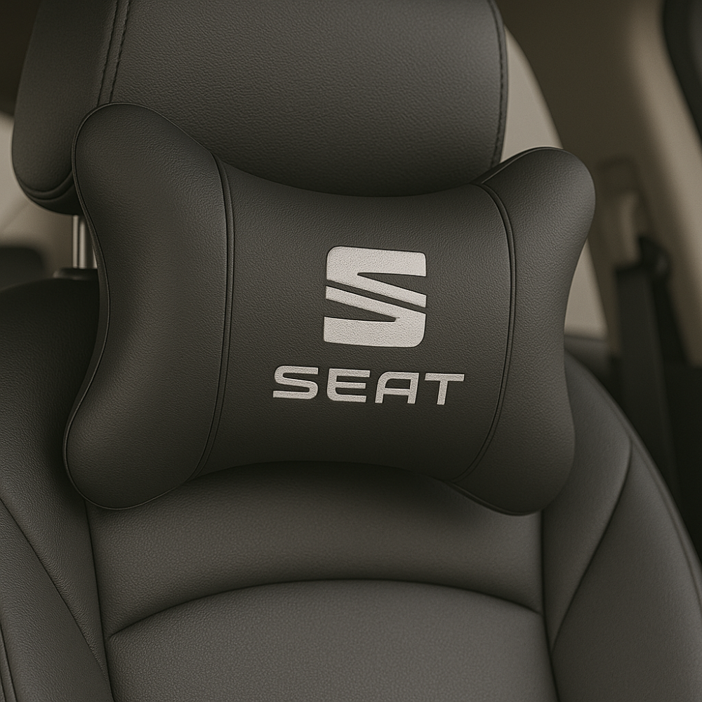 Ergonomische Auto-Logo-Nackenstütze