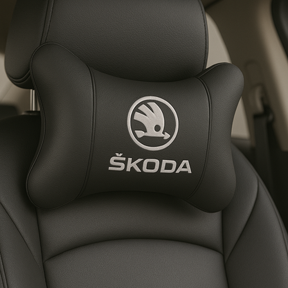 Ergonomische Auto-Logo-Nackenstütze