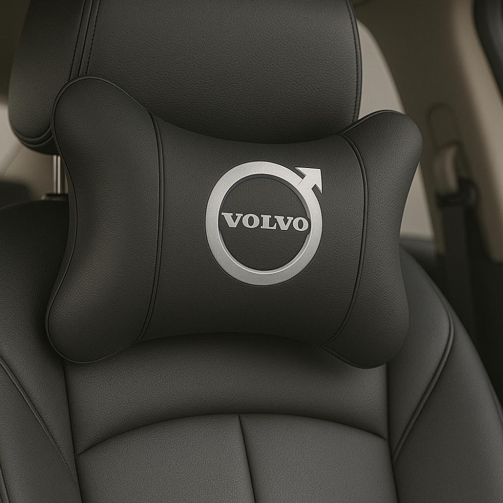 Ergonomische Auto-Logo-Nackenstütze