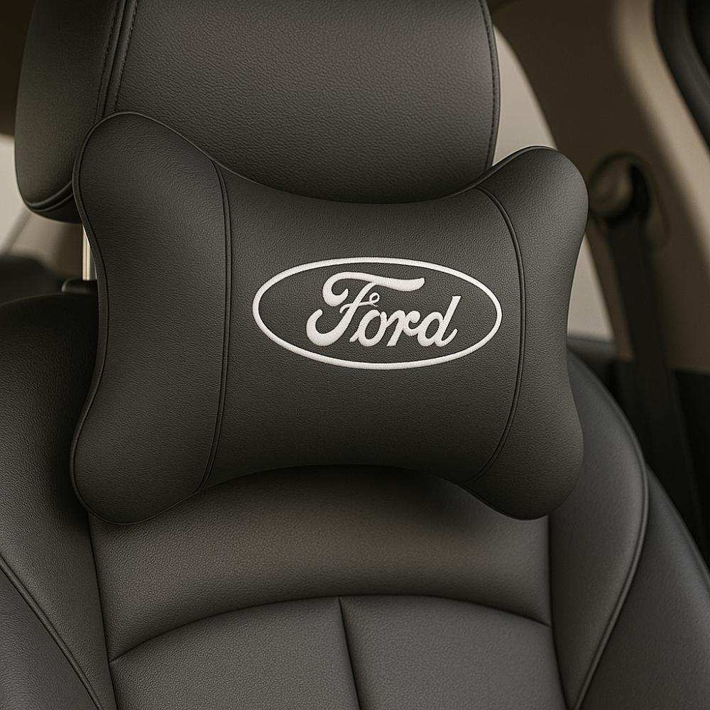Ergonomische Auto-Logo-Nackenstütze