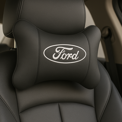 Ergonomische Auto-Logo-Nackenstütze