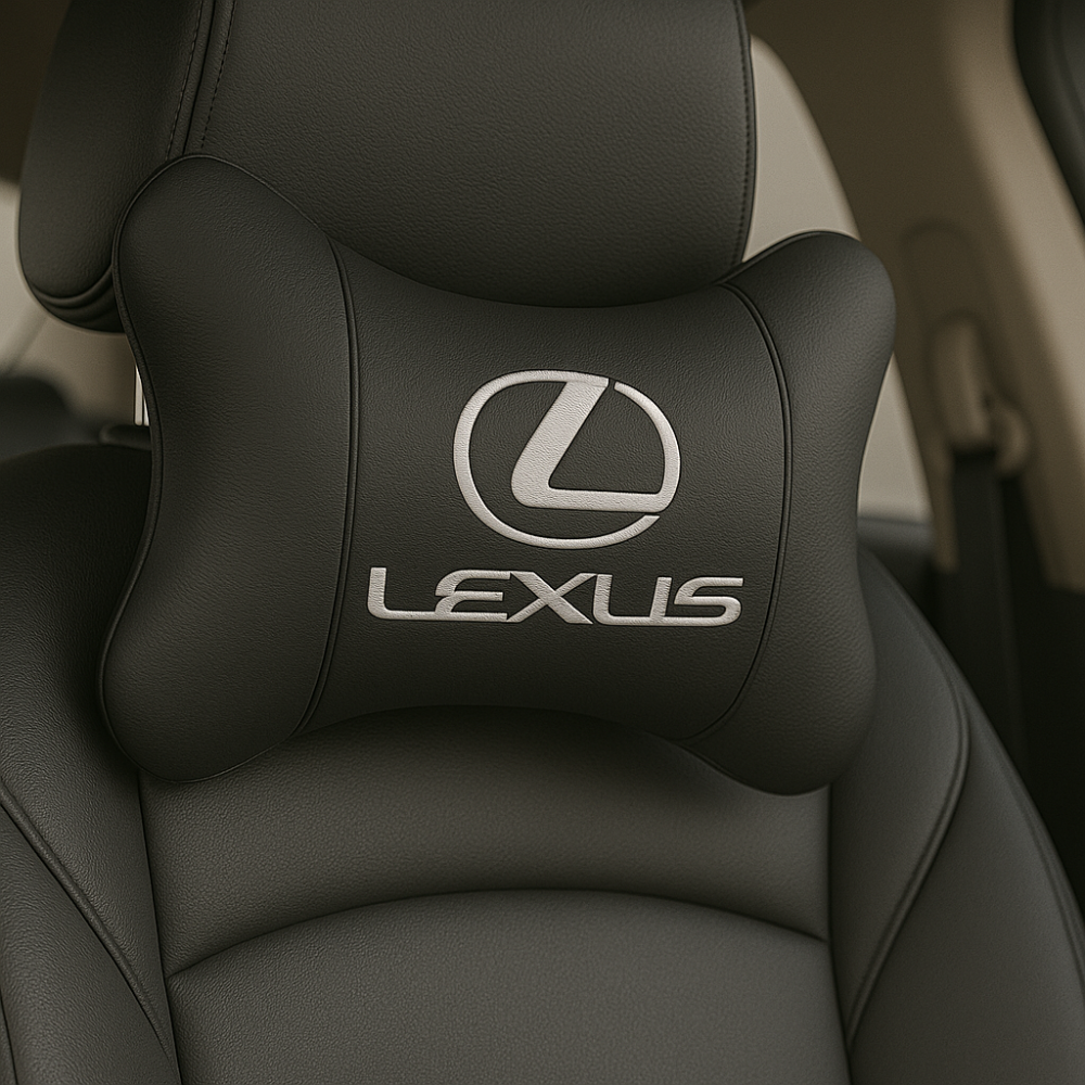 Ergonomische Auto-Logo-Nackenstütze