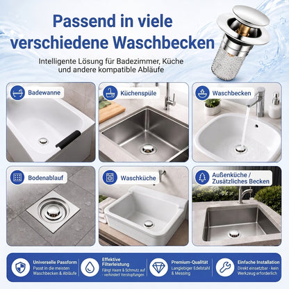Intelligenter Abflussfilter