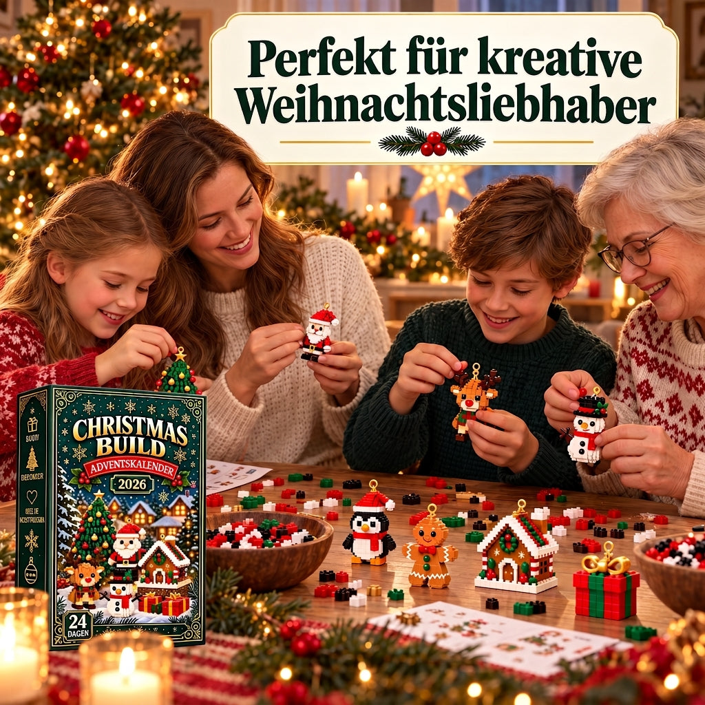 Weihnachts-Bauprojekt – Baue jeden Tag bis Weihnachten eine neue Weihnachtsfigur 🎄
