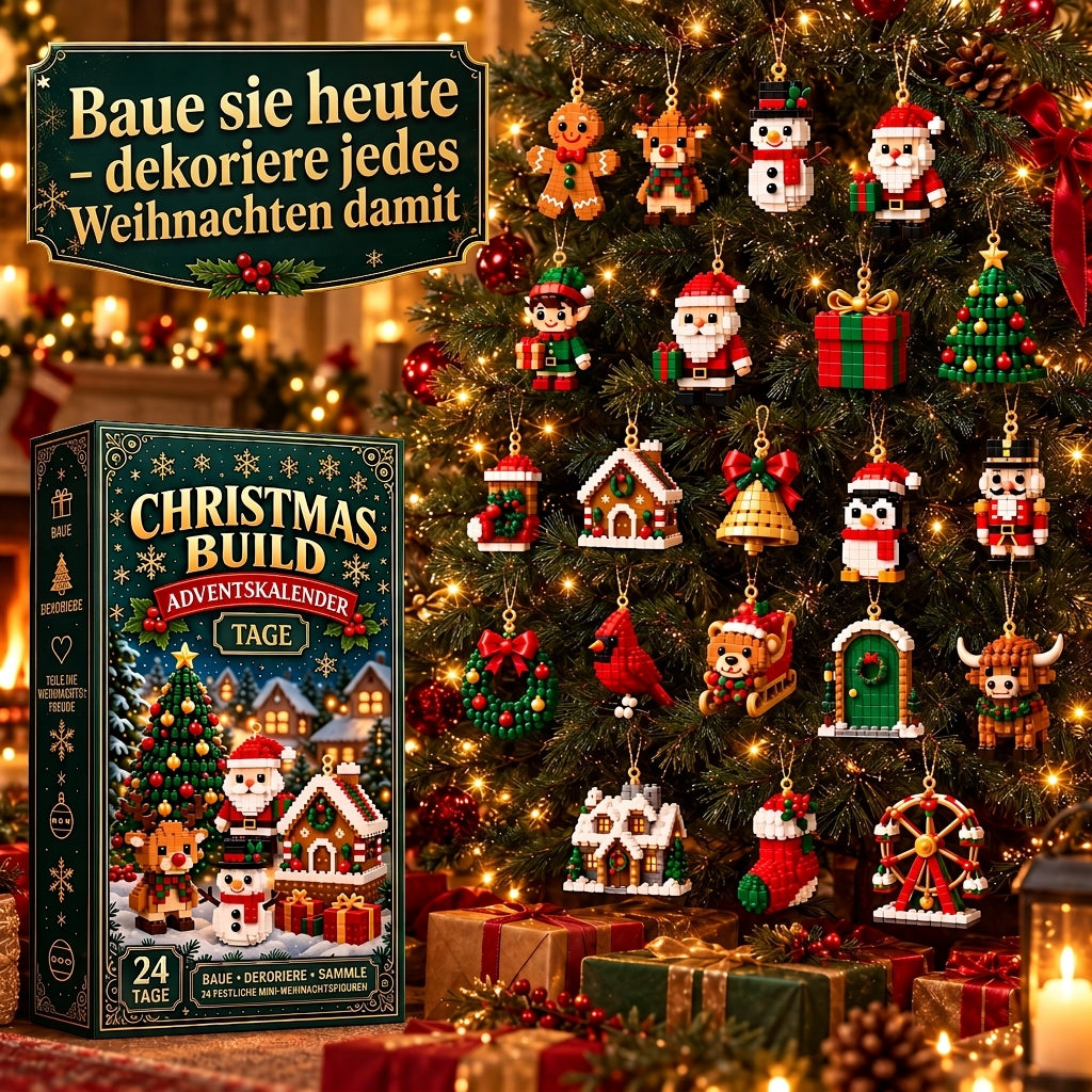 Weihnachts-Bauprojekt – Baue jeden Tag bis Weihnachten eine neue Weihnachtsfigur 🎄